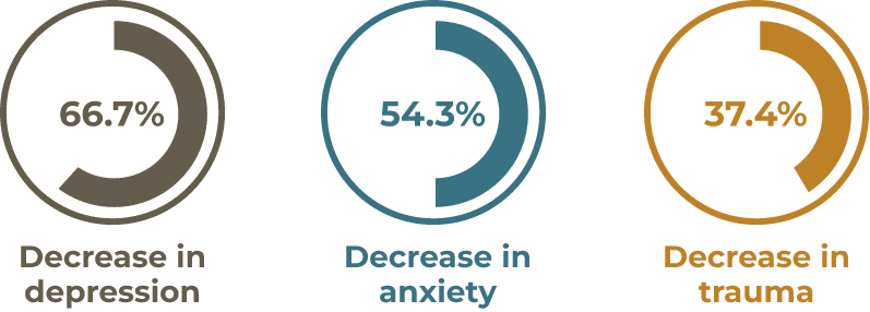 Measurable Improvement in Mental Health