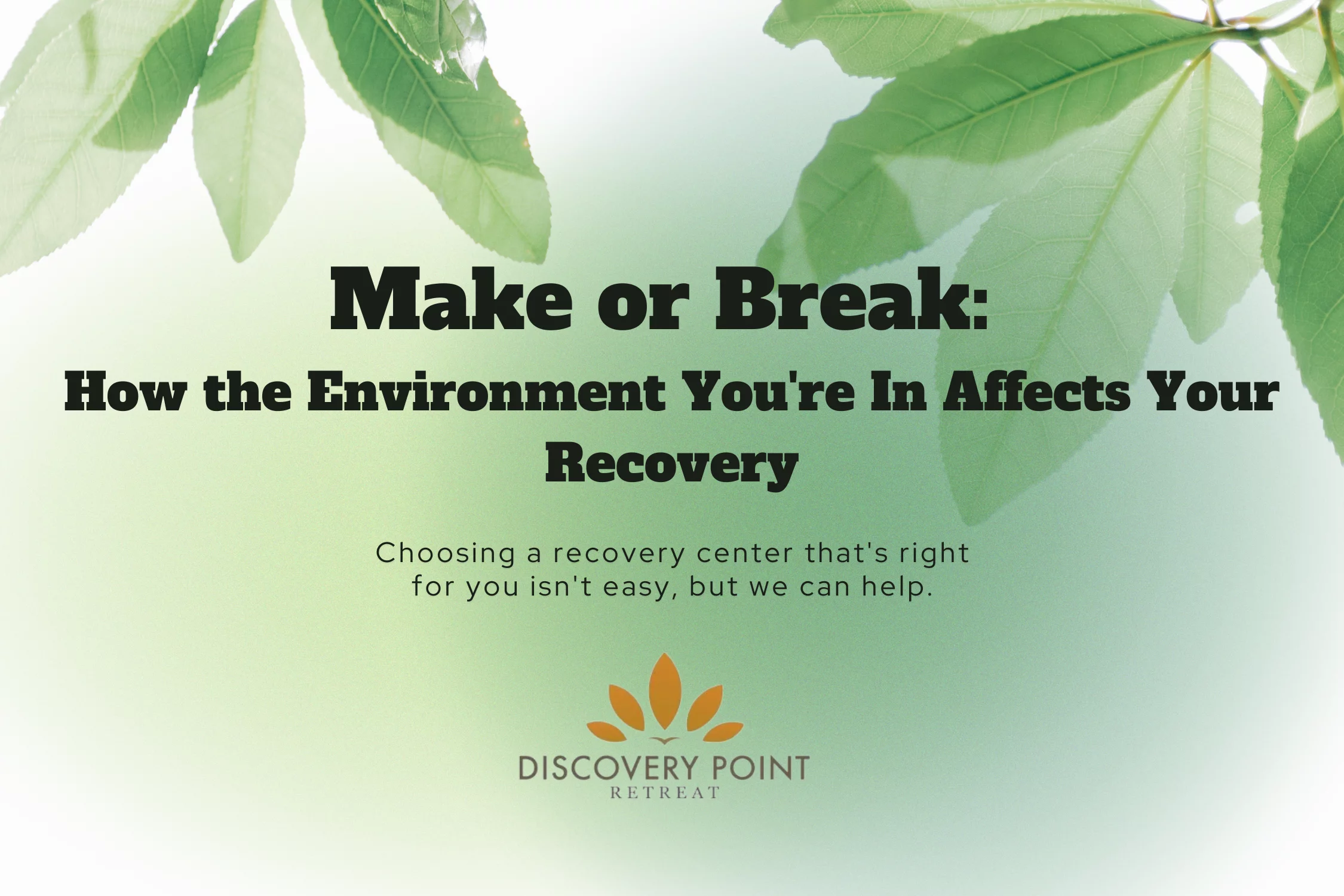 addiction recovery environment addiction recovery environment